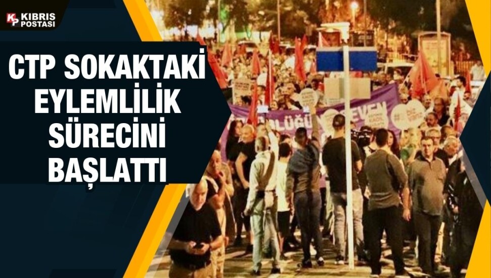 CTP Kuğulu Park'taki eylem sürecini başlattı