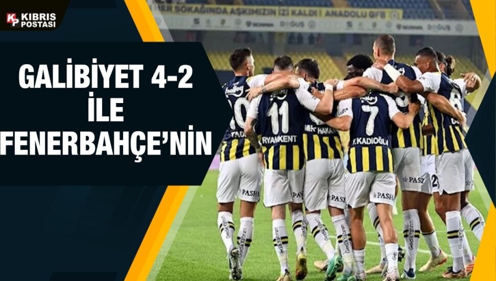 Fenerbahçe, Hatayspor'u 4-2 yenerek ligde 9'da 9 yaptı