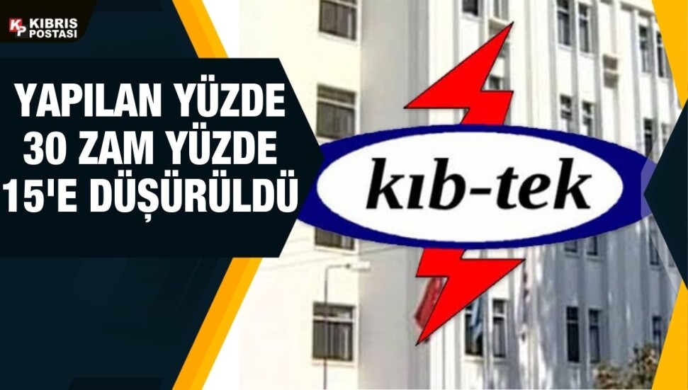 Elektrik tarifelerine gelen yüzde 30 zam, yüzde 15'e düşürüldü