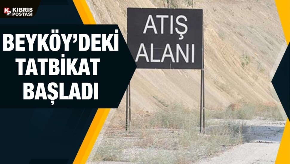 Beyköy'de 4 gün sürecek tatbikat başladı