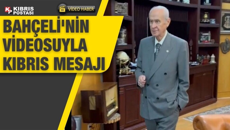 Devlet Bahçeli’nin videosunu paylaşan MHP’den Kıbrıs mesajı