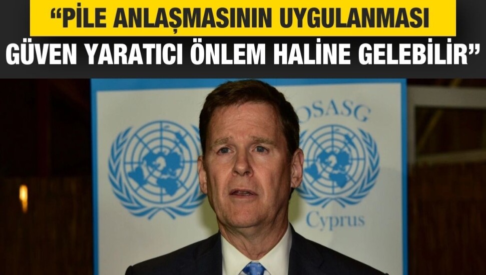 Colin Stewart: Pile anlaşması güven yaratıcı önlem haline gelebilir