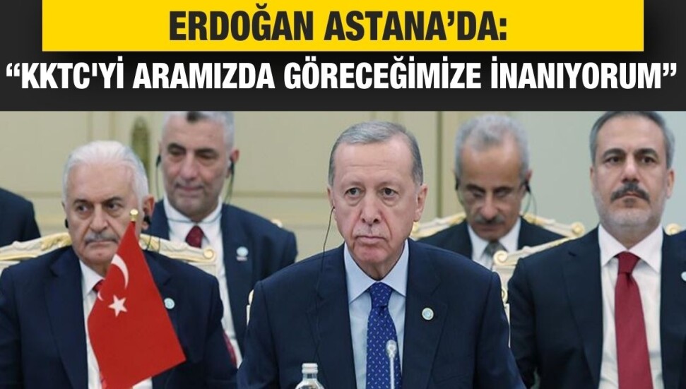 Erdoğan: Kıbrıs Türkleri ile dayanışma içinde hareket etmek hepimizin yükümlülüğüdür