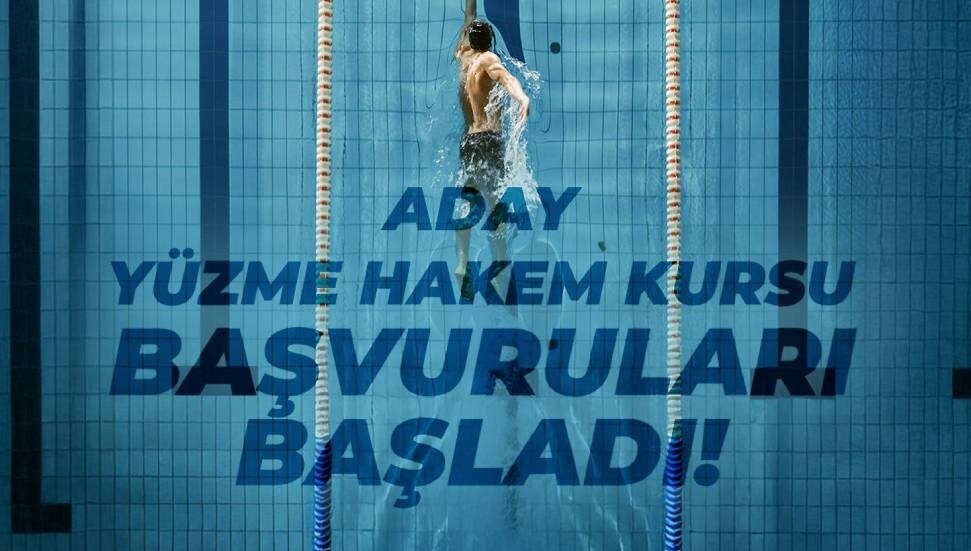Su Sporları Federasyonu’nu “Aday Yüzme Hakem Kursu” düzenliyor