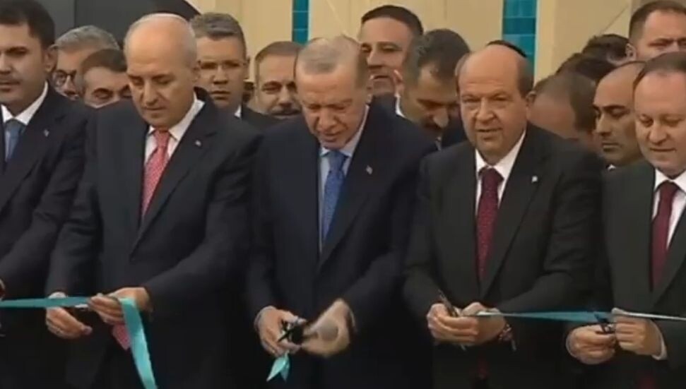 Cumhurbaşkanlığı Yerleşkesi açılışında renkli anlar!