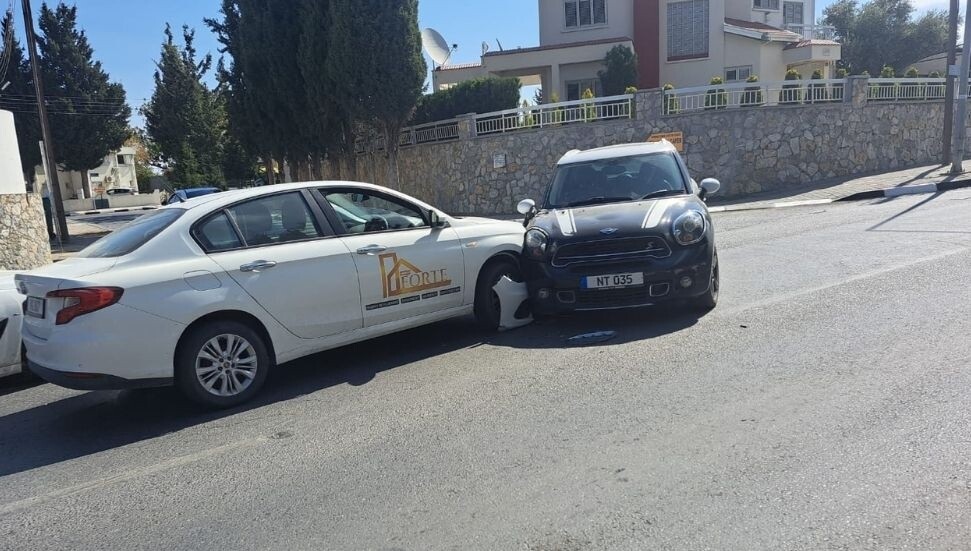 Ozanköy’de trafik kazası!