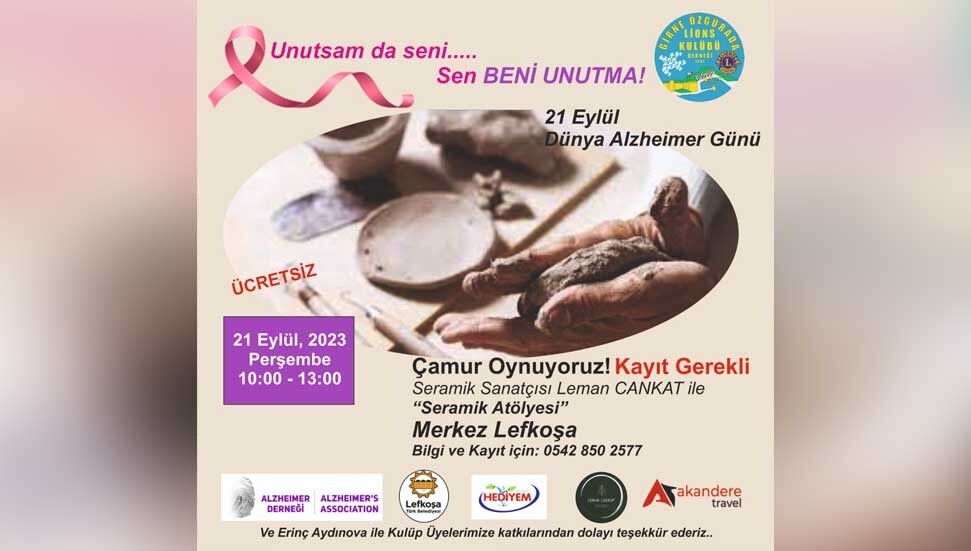 Alzheimer Günü nedeniyle yarın Merkez Lefkoşa’da etkinlik düzenlenecek