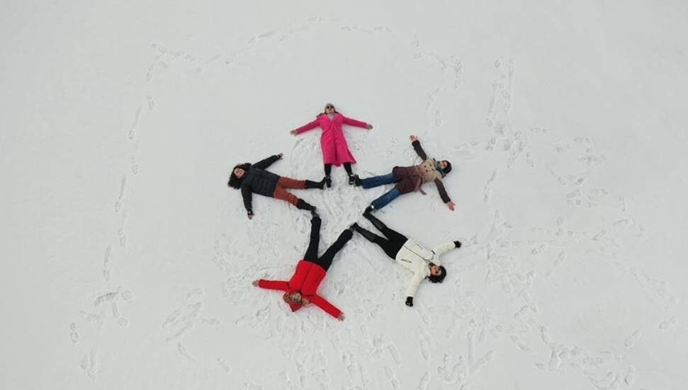 Ağrı'nın karla kaplı güzellikleri fotoğraf tutkunlarını ağırlıyor