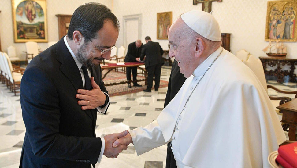 Cyprus President Meets the Pope