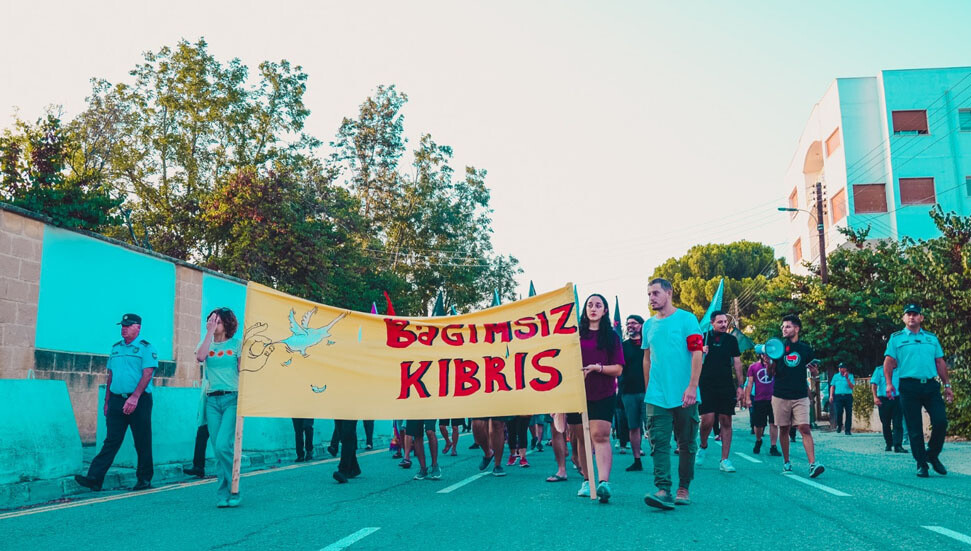 "Bağımsız Kıbrıs” temalı eylem yapıldı