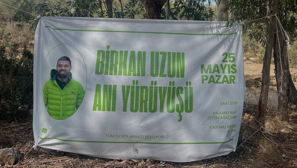 Birkan Uzun, Kalkanlı’da düzenlenen yürüyüşle anıldı