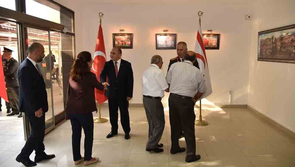Türkiye Cumhuriyeti Lefkoşa Büyükelçisi Başçeri tebrik kabul etti