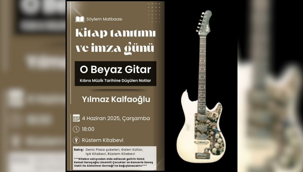 Yılmaz Kalfaoğlu’nun otobiyografisi “O Beyaz Gitar” yarın tanıtılıyor