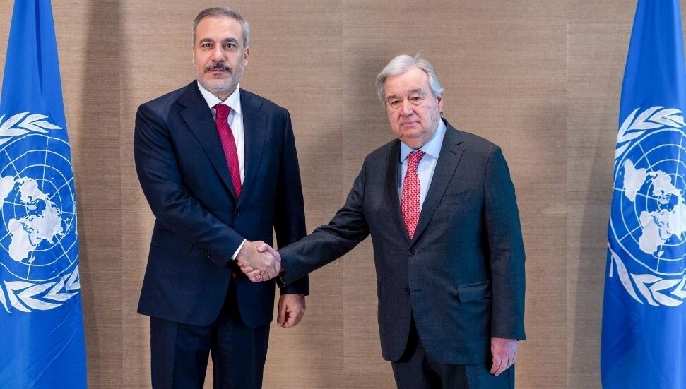 Turkish foreign minister Fidan, meets with UN chief in Geneva