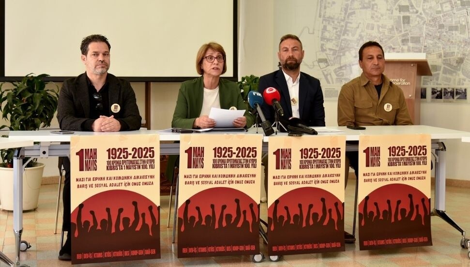 1 Mayıs ara bölgedeki iki toplumlu etkinlikle kutlanacak: Barış ve sosyal adalet için omuz omuza