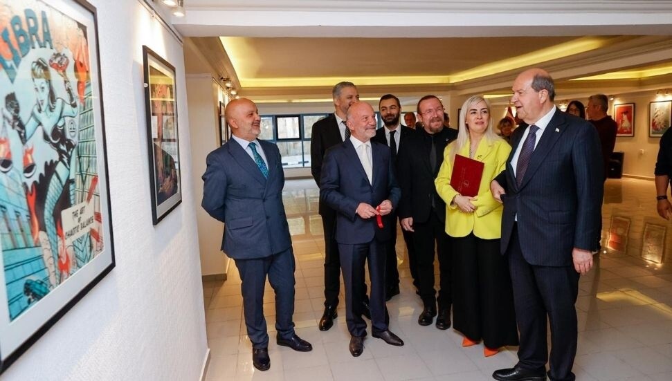 Cumhurbaşkanı Tatar, Elif Varol Ergen’in “Görünmeyen Kızlar” sergisine katıldı