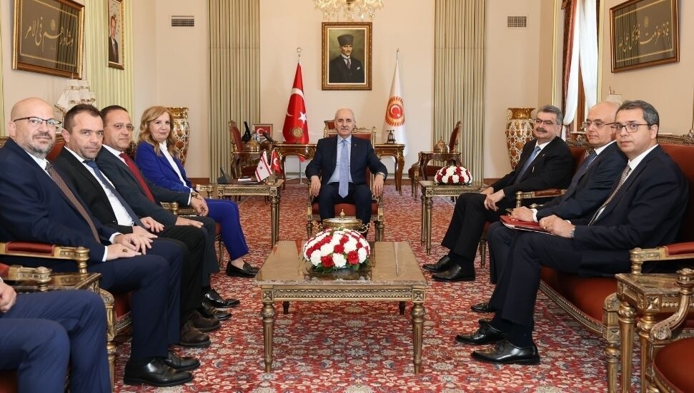 Meclis Komite Heyeti TBMM Başkanı Kurtulmuş tarafından kabul edildi