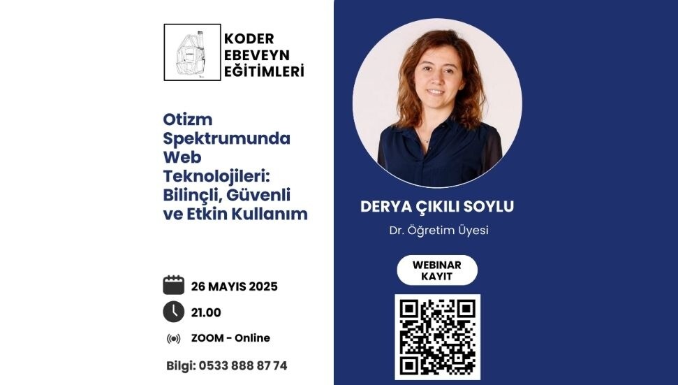 Otizm Derneği, “Otizm Spektrumunda Web Teknolojileri Kullanımı” konulu webinar düzenleyecek