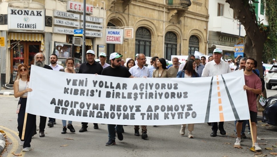 CTP ara bölgedeki eyleme katıldı