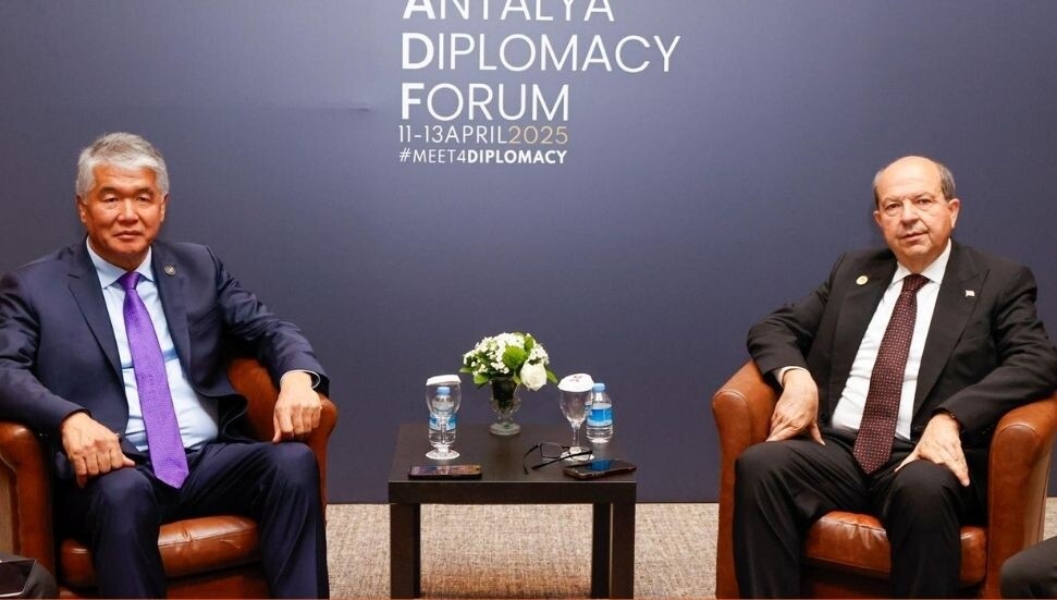 Cumhurbaşkanı Tatar, TÜRKSOY Genel Sekreteri Sultan Raev ile görüştü