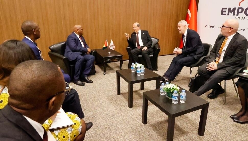 Cumhurbaşkanı Tatar, Gine Cumhuriyeti Dışişleri Bakanı Morissanda Kouyaté ile görüştü