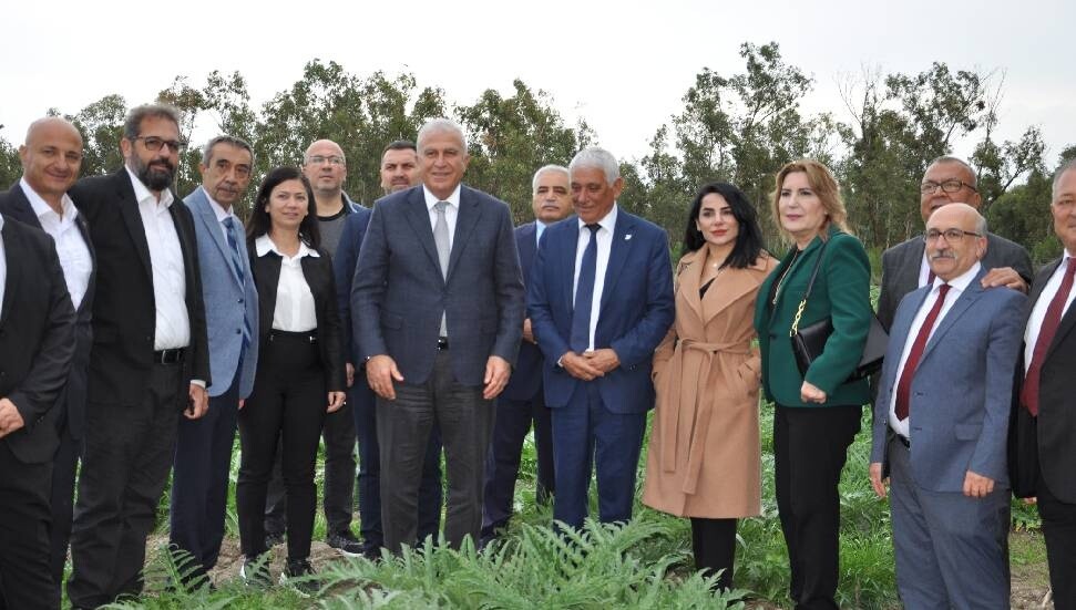 Efeler Belediyesi “Efeler’den Güzelyurt’a Uzanan Enginarın Yolcuğu” projesi için KKTC’ye geldi