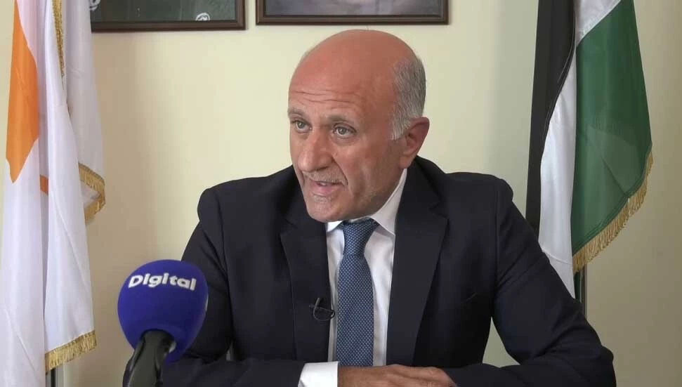 Güney Kıbrıs’taki Filistin Büyükelçisi Attari sembolik açlık grevi yaptı