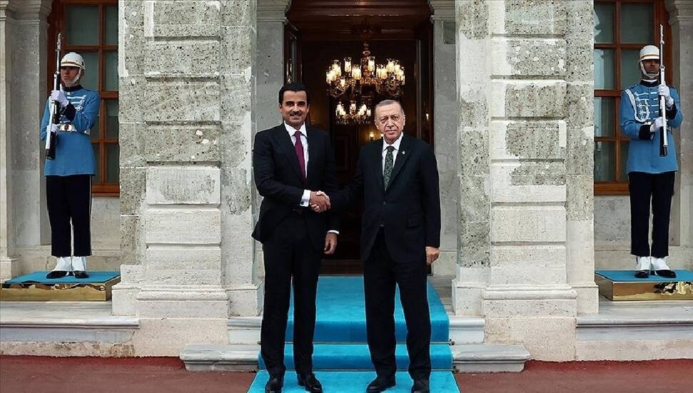 Recep Tayyip Erdoğan, Katar Emiri Şeyh Temim ile görüştü