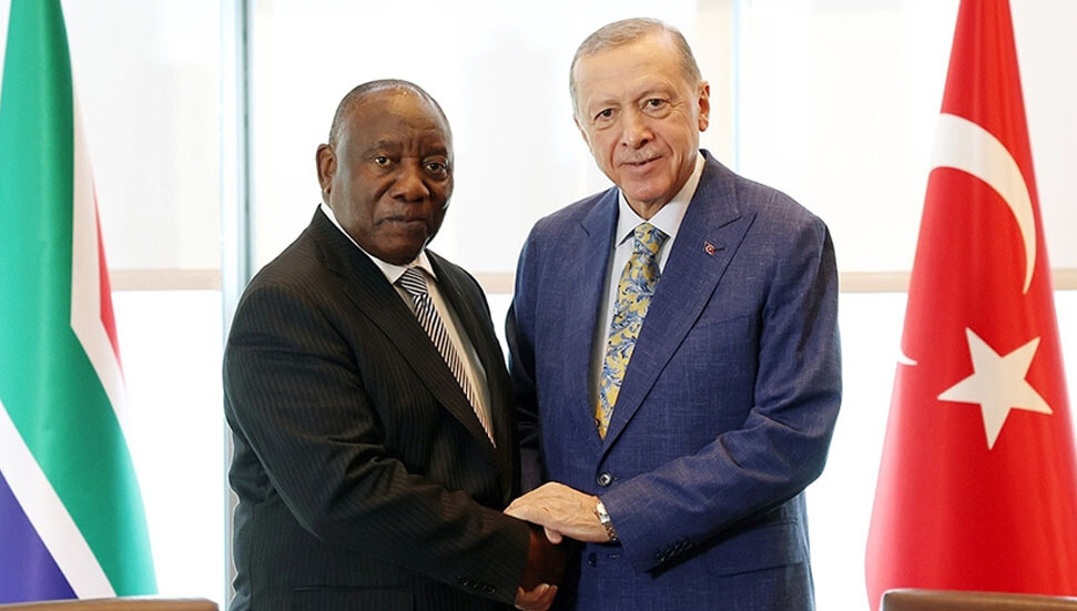 TC Cumhurbaşkanı Erdoğan, Güney Afrika Cumhuriyeti Cumhurbaşkanı Ramaphosa ile görüştü
