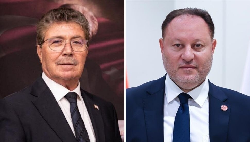 Başbakan Ünal Üstel ve Meclis Başkanı Ziya Öztürkler Ankara’da