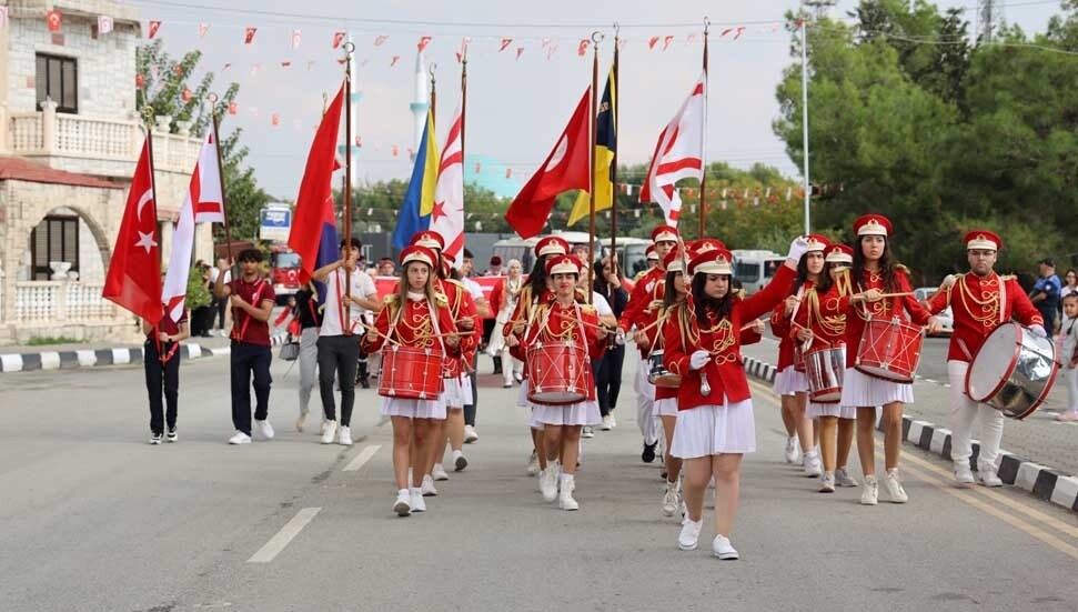 KKTC’nin 40’ıncı kuruluş yıl dönümü İskele’de de törenlerle kutlandı