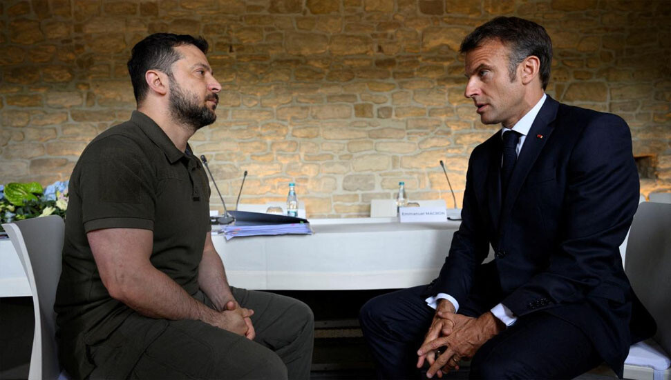 Zelenskiy Macron ile yeni savunma paketini görüştü