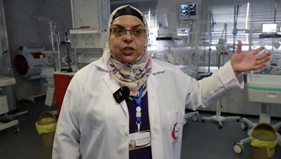 Gazze Şifa Hastanesi Kadın Doğum Uzmanı Malhis: Ne temiz su var ne ısınma var ne mama var
