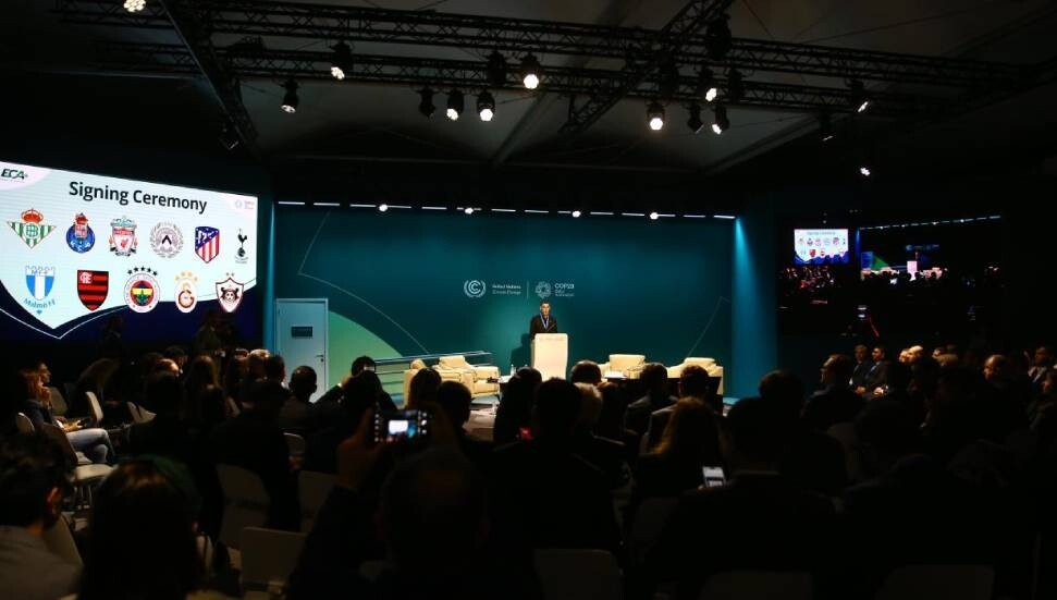 COP29 kapsamında 'Futbol Kulüpleri İklim İttifakı' kuruldu