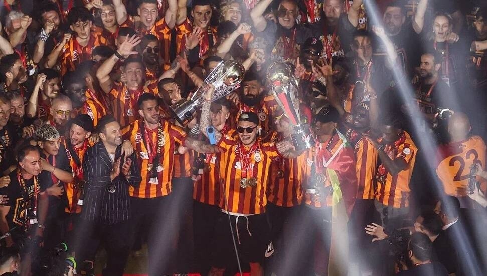 Galatasaray, RAMS Park'ta şampiyonluğu kutladı