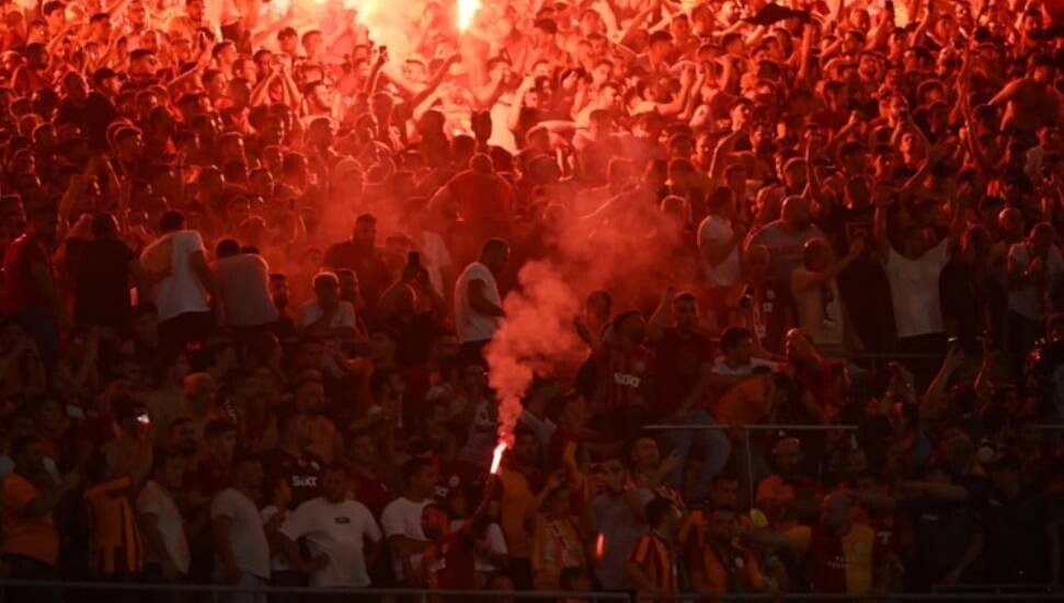 Galatasaray taraftarından Filistin tepkisi