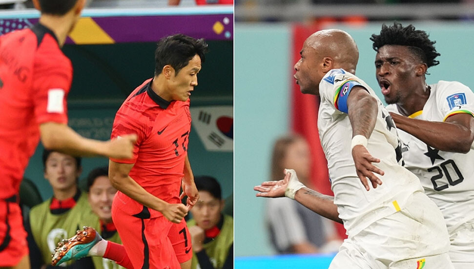 Güney Kore ve Gana gruptaki ikinci maçlarında karşılaşacak