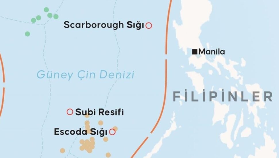 Çin ve Filipinler arasında Güney Çin Denizi'nde gerilim