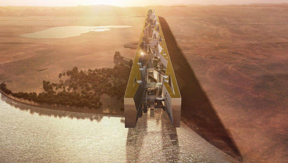 Suudi Arabistan’a yapılacak 1 trilyon dolarlık gökdelenin planları belli oldu