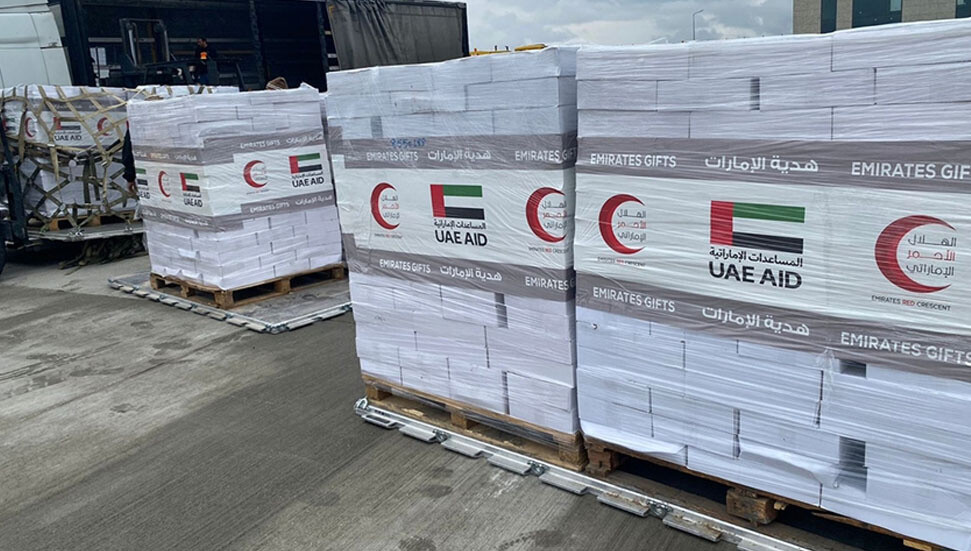 BAE, Türkiye ve Suriye'ye şimdiye kadar 240 uçakla yardım malzemesi gönderdi