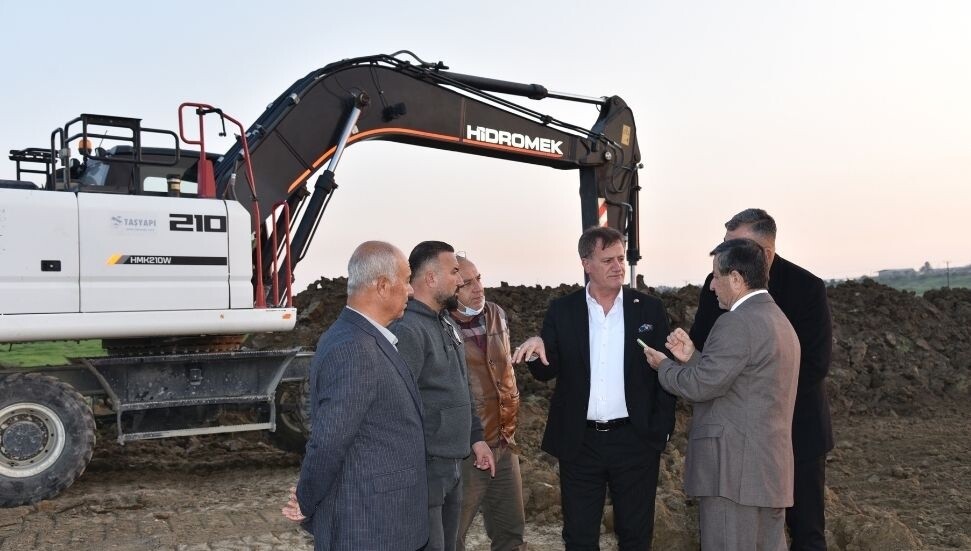 Çayönü-Güvercinlik yolunun yapımına başlandı