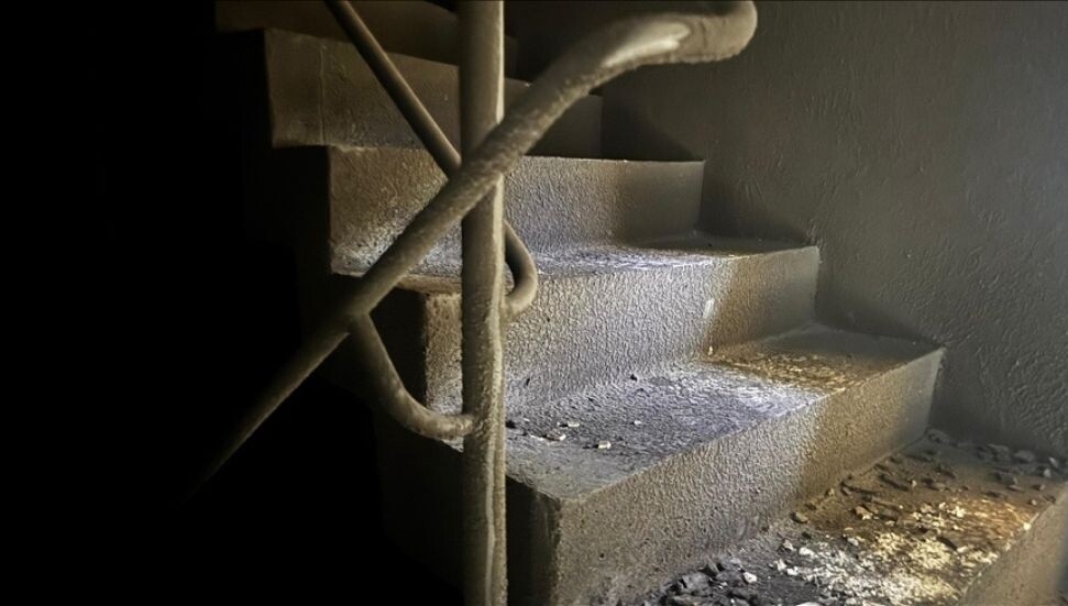 Grand Kartal Otel'in yangın merdiveni görüntülendi