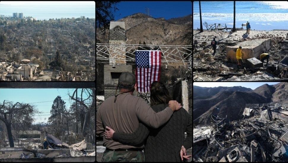 Los Angeles'ta yangın bölgesinde "Çamur seli, toksik kül akıntısına yol açabilir" uyarısı