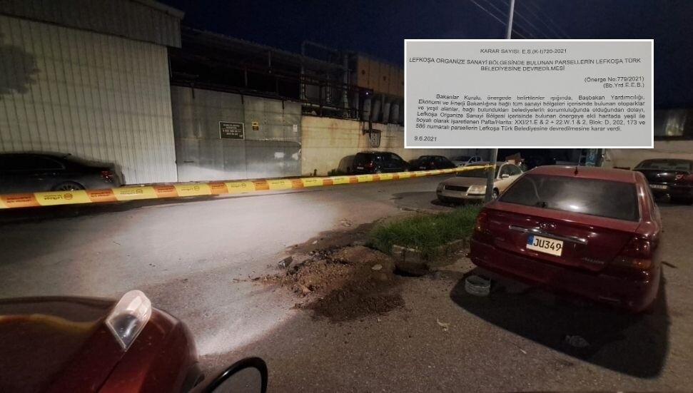 Lefkoşa Organize Sanayi Bölgesi’nde ‘arazi’ gerginliği: İş yeri sahibi LTB’yi hiçe sayıyor