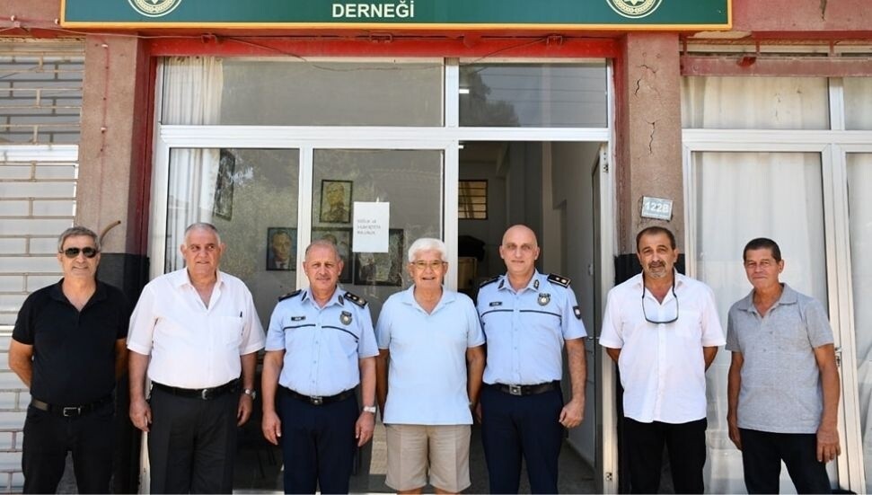 Polis Genel Müdürü Kasım Kuni'den Güzelyurt Emekli Polisler Derneğine ziyaret