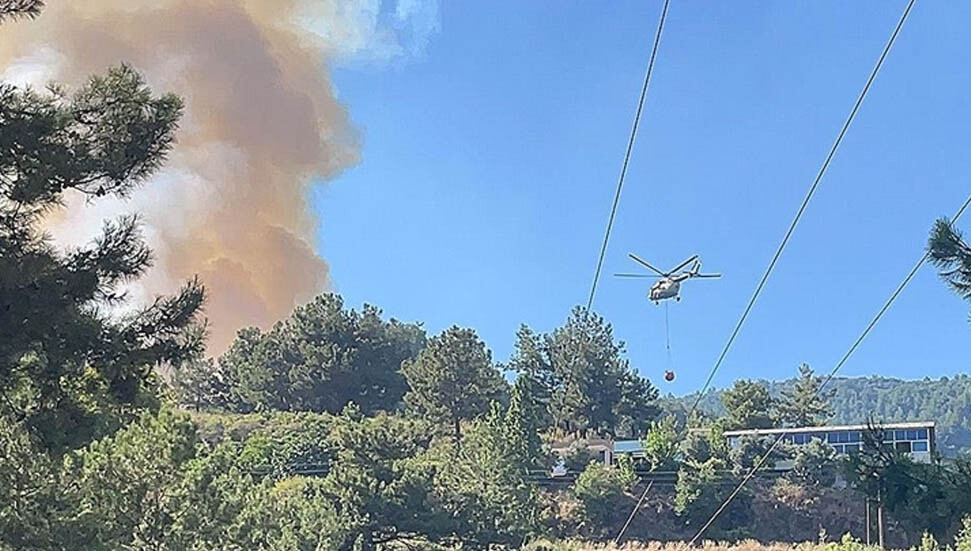 Alanya'da çıkan orman yangını kontrol altına alındı