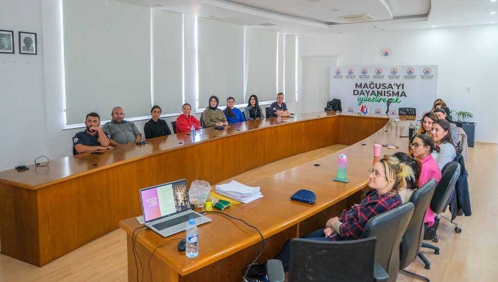 Gazimağusa Belediyesi personeline yönelik hizmet içi eğitim programları devam ediyor