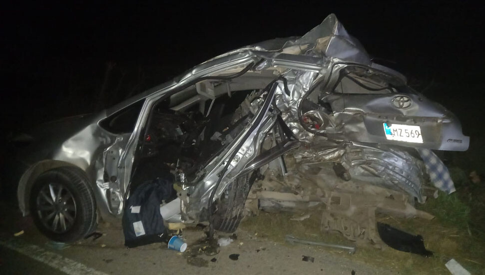 Karpazda trafik kazası: 4 kişi yaralandı