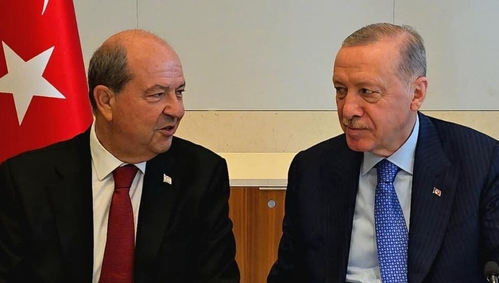 Cumhurbaşkanı Tatar ile Türkiye Cumhurbaşkanı Erdoğan bir araya geldi