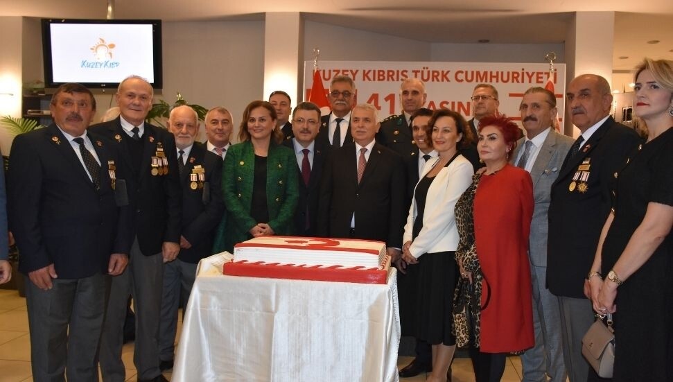 Trabzon'da KKTC'nin 41. kuruluş yılı dolayısıyla resepsiyon verildi